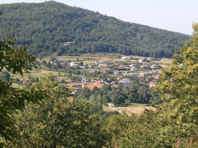 Saint-Alban-d'Ay, vue générale - Saint-Alban-d'Ay (07790) - Ardèche