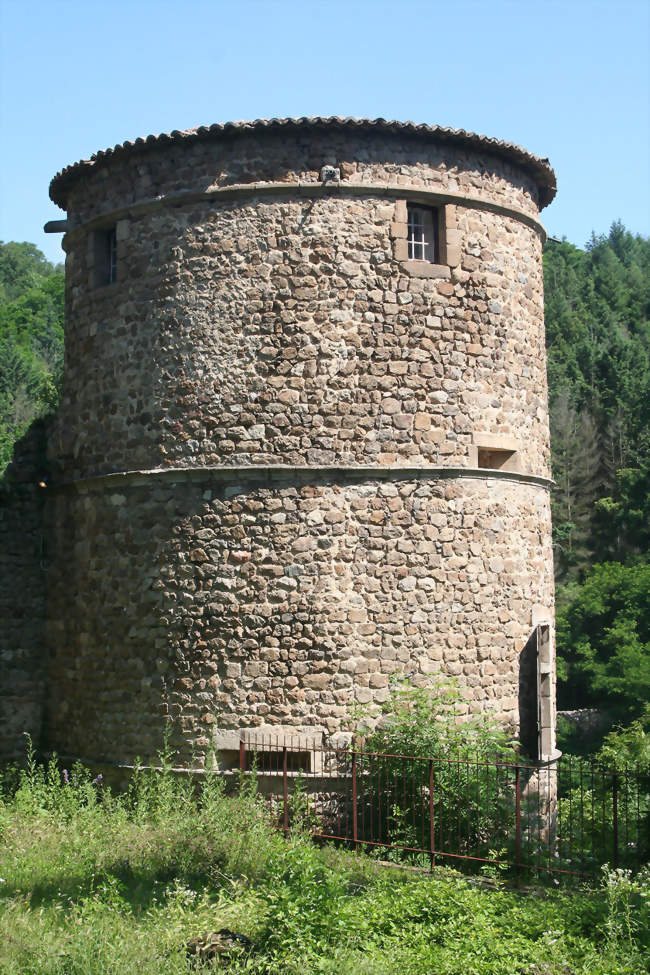 Une des tours du château - Thorrenc (07340) - Ardèche
