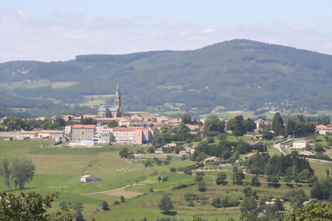 Le village de Vernoux-en-Vivarais - Vernoux-en-Vivarais (07240) - Ardèche