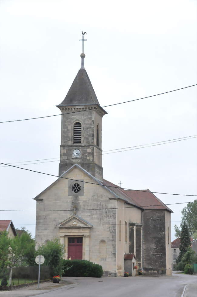 L'église de Bougey - Bougey (70500) - Haute-Saône