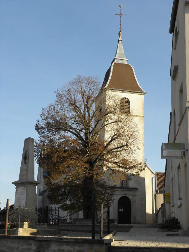 L'église et son clocher à l'impériale - Champtonnay (70100) - Haute-Saône