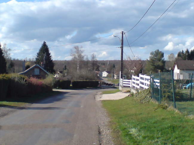 Vue du village depuis la route de Palante - La Côte (70200) - Haute-Saône