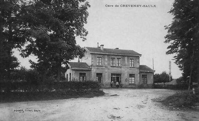 Gare de Creveney - Saulx au début des années 1900 - Creveney (70240) - Haute-Saône