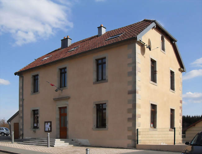 La mairie d'Errevet - Errevet (70400) - Haute-Saône