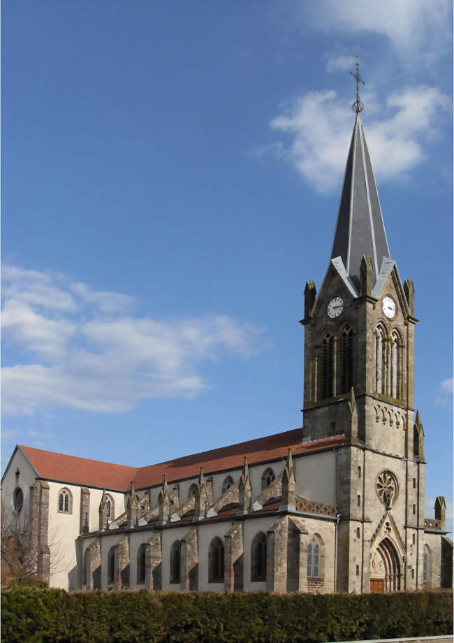 L'église Saint-Valbert - Frahier-et-Chatebier (70400) - Haute-Saône