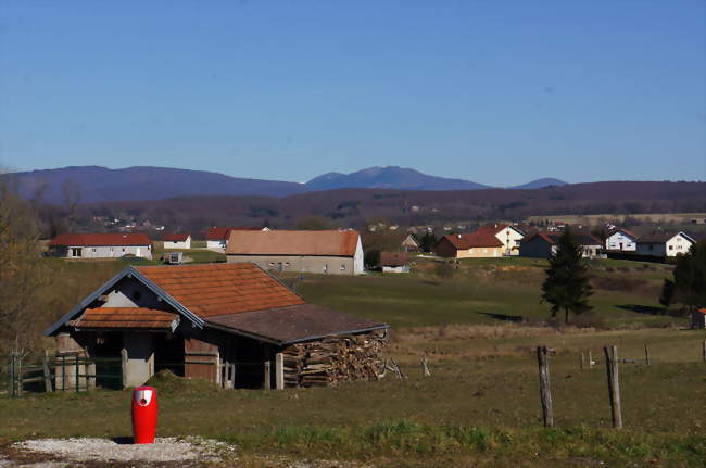 Le massif des Vosges vu depuis Palante - Palante (70200) - Haute-Saône