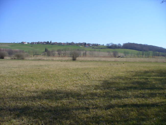 Plainemont vue coté de la rivière du Planey - Plainemont (70800) - Haute-Saône