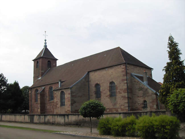 L'église Saint-Hippolyte - Roye (70200) - Haute-Saône