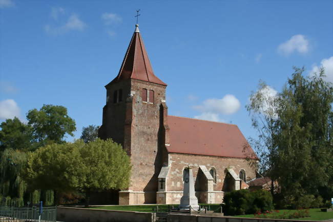 L'église - Authumes (71270) - Saône-et-Loire
