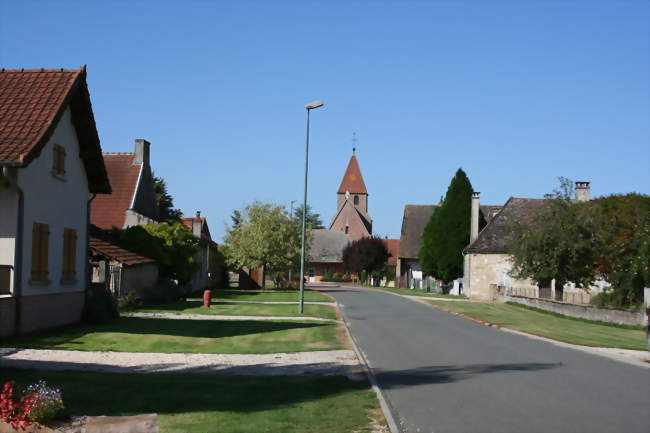 Vue du centre du village de Fretterans - Fretterans (71270) - Saône-et-Loire