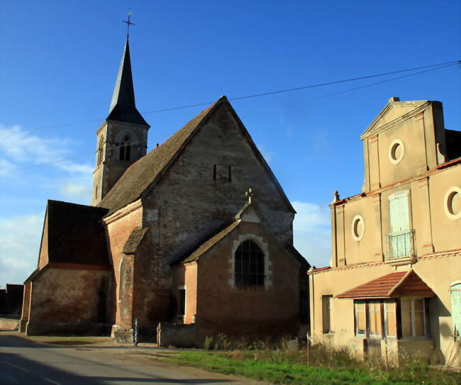 Église Saint-Martin et vieille école de Frontenard - Frontenard (71270) - Saône-et-Loire