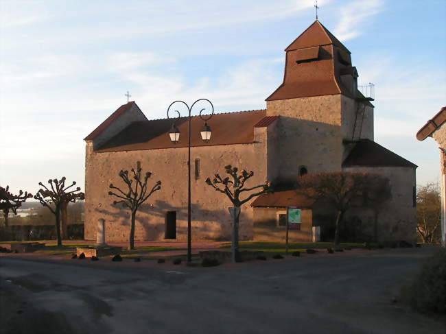 église du 12 éme siécle - Lesme (71140) - Saône-et-Loire
