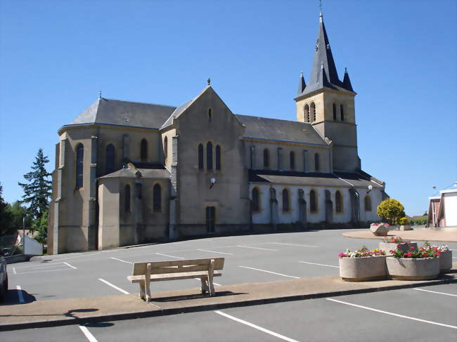 Uxeau, l'église - Uxeau (71130) - Saône-et-Loire