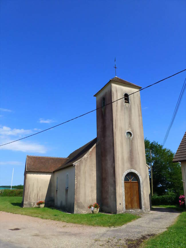 L'église de Villeneuve-en-Montagne - Villeneuve-en-Montagne (71390) - Saône-et-Loire
