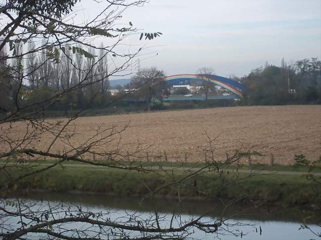 Entrée de ville nord - Pont sur l'Huisne - Allonnes (72700) - Sarthe