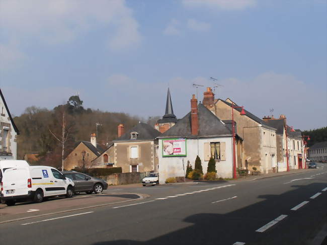 Vue de Clermont-Créans depuis la D323 - Clermont-Créans (72200) - Sarthe