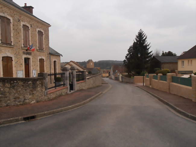 Vue de Mareil-en-Champagne depuis la mairie - Mareil-en-Champagne (72540) - Sarthe
