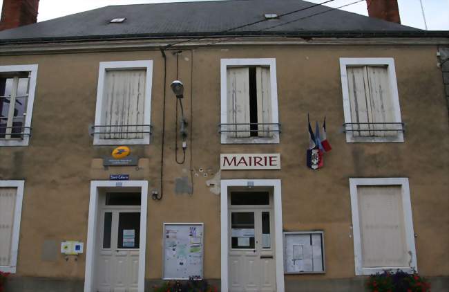 La mairie-poste - Saint-Célerin (72110) - Sarthe