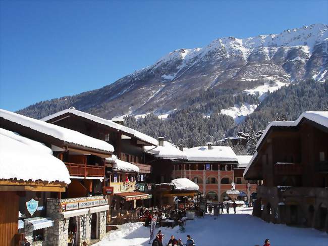 la station de ski de Valmorel sur le Morel - Les Avanchers-Valmorel (73260) - Savoie
