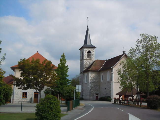 Mairie et église de Belmont-Tramonet - Belmont-Tramonet (73330) - Savoie