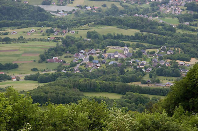 Vue panoramique du village de Cléry - Cléry (73460) - Savoie