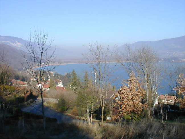 Le Lac du Bourget vu du village de Conjux - Conjux (73310) - Savoie