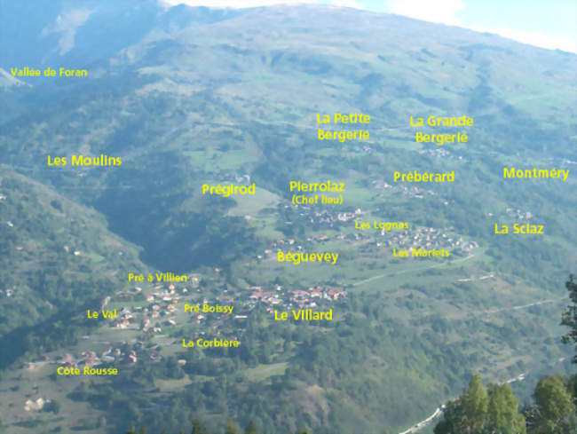 Vue panoramique de la Côte-d'Aime - La Côte-d'Aime (73210) - Savoie