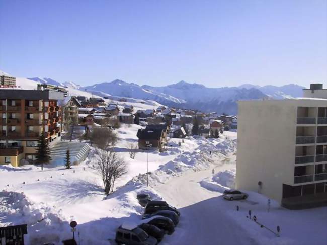Vue de la Toussuire en hiver - Fontcouverte-la-Toussuire (73300) - Savoie