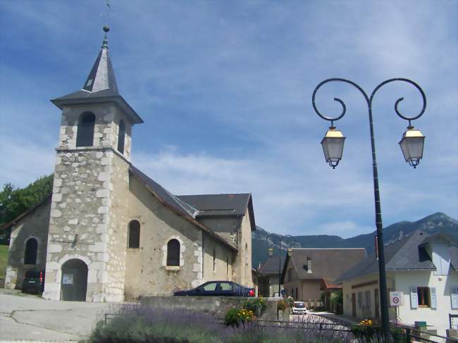Vue sur l'église de St-Jean-d'Arvey - Saint-Jean-d'Arvey (73230) - Savoie
