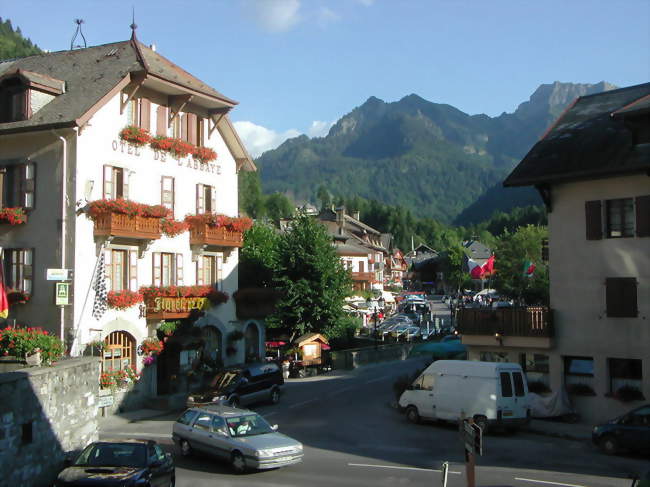 Vue du village d'Abondance - Abondance (74360) - Haute-Savoie