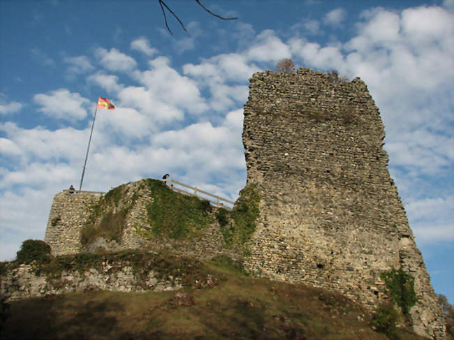 Vue des ruines du château-Vieux à Allinges - Allinges (74200) - Haute-Savoie