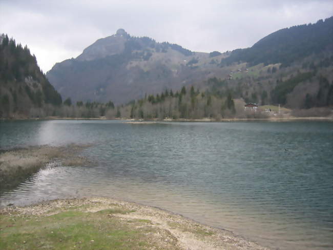Vue du lac de Vallon à Bellevaux - Bellevaux (74470) - Haute-Savoie