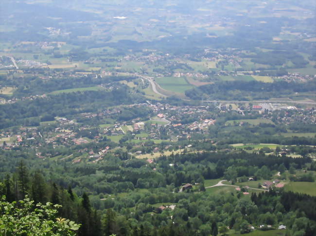 Vue aérienne - Bonne (74380) - Haute-Savoie