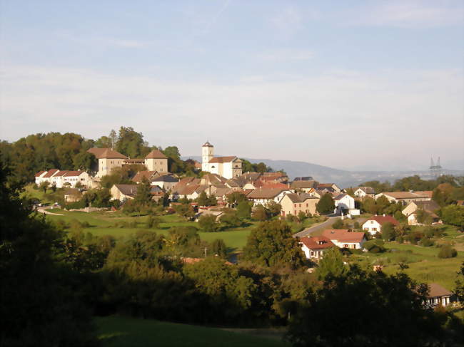 Vue panoramique du village de Clermont - Clermont (74270) - Haute-Savoie