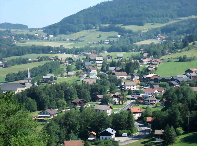 Vue du village d'Habère-Poche - Habère-Poche (74420) - Haute-Savoie