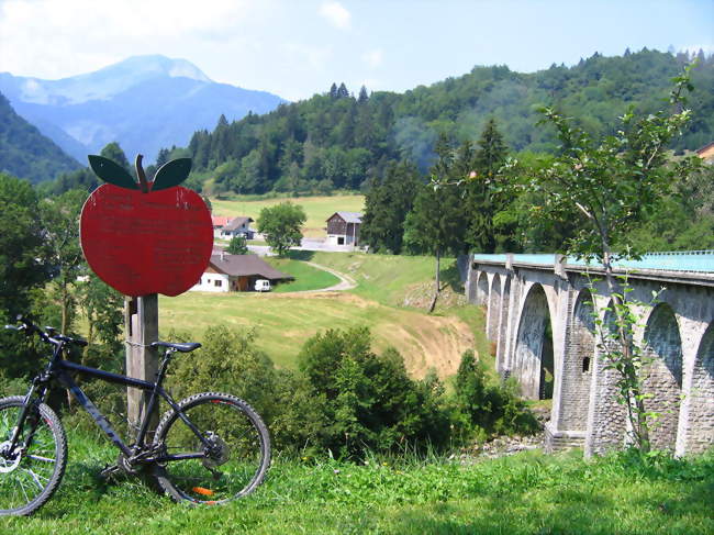 Vue du pont de Mieussy - Mieussy (74440) - Haute-Savoie
