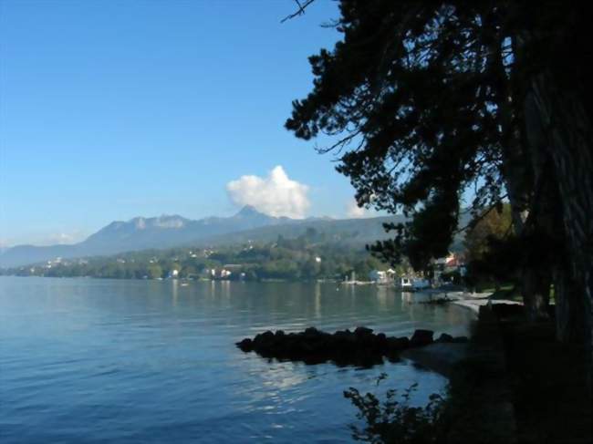 Vue de la baie d'Amphion depuis le parc des cèdres - Publier (74500) - Haute-Savoie