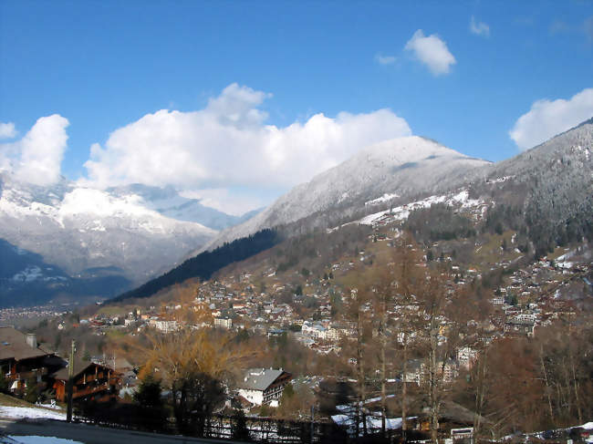 La ville vue depuis la rue du Mont Joly - Saint-Gervais-les-Bains (74170) - Haute-Savoie