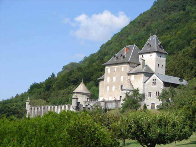 Le château de Beauregard, qui domine la ville - Saint-Jeoire (74490) - Haute-Savoie