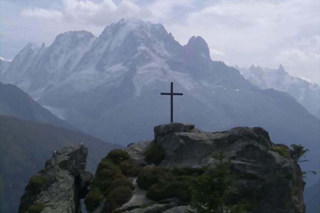 Vue de la croix de Loriaz sur les hauteurs de Vallorcine - Vallorcine (74660) - Haute-Savoie