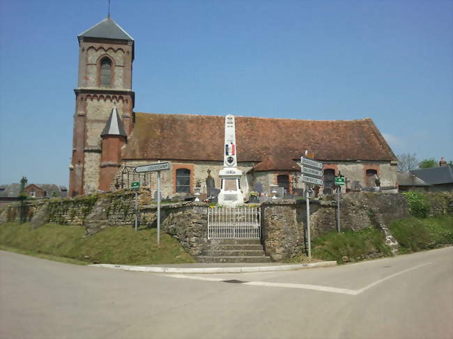 Église et monument aux morts de Compainville - Compainville (76440) - Seine-Maritime
