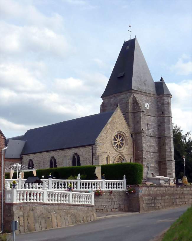 L'église Saint-Martin - Drosay (76460) - Seine-Maritime