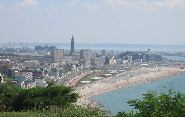 Le Havre - la plage, la ville - Le Havre (76600, 76610, 76620) - Seine-Maritime