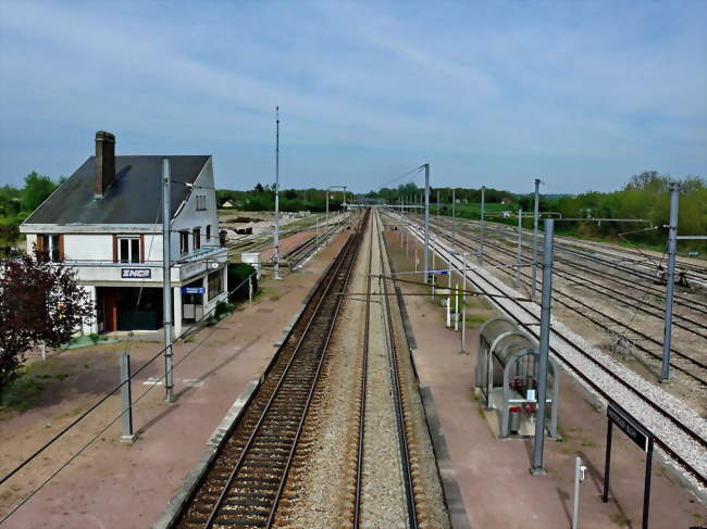 La gare de Montérolier - Buchy - Montérolier (76680) - Seine-Maritime
