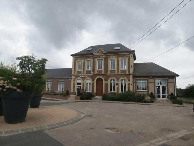 La mairie de Montmain - Montmain (76520) - Seine-Maritime
