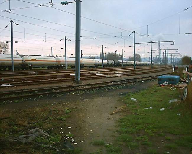 La gare de triage de Petit-Couronne - Petit-Couronne (76650) - Seine-Maritime