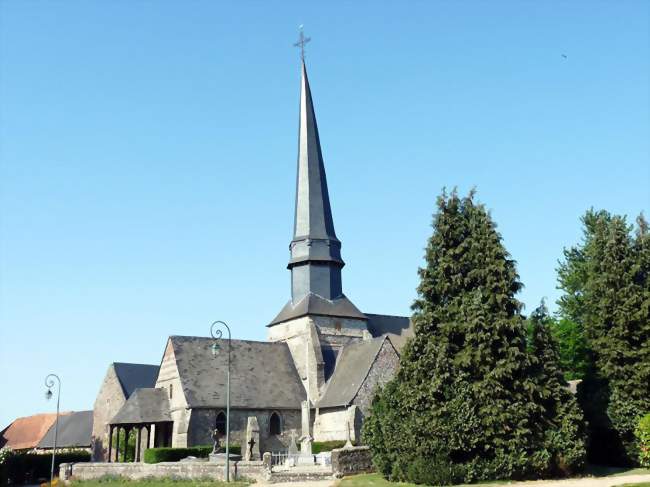 L'église Saint-Nicolas - Pommeréval (76680) - Seine-Maritime