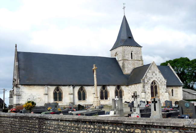L'église Saint-Aubin - Saint-Aubin-de-Crétot (76190) - Seine-Maritime
