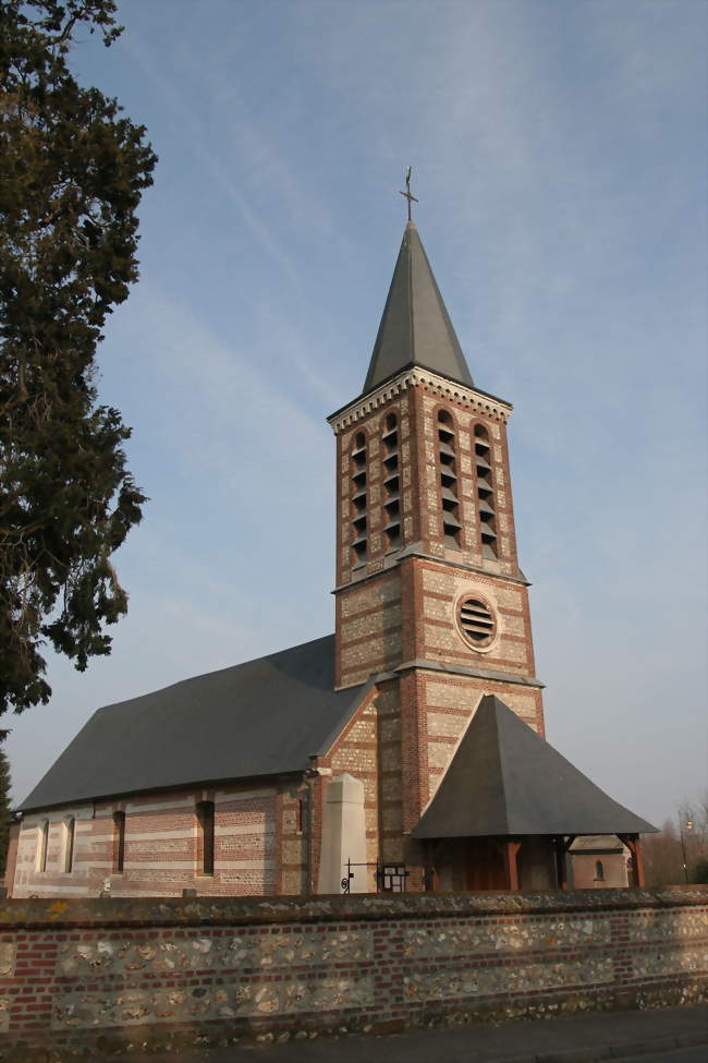 L'église Saint-Aubin - Sandouville (76430) - Seine-Maritime