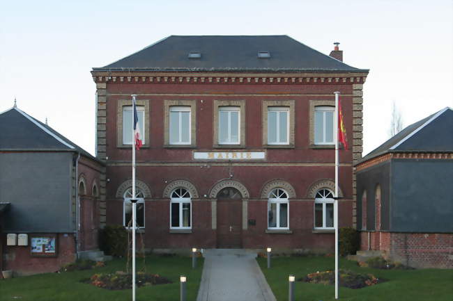 La mairie - Les Trois-Pierres (76430) - Seine-Maritime